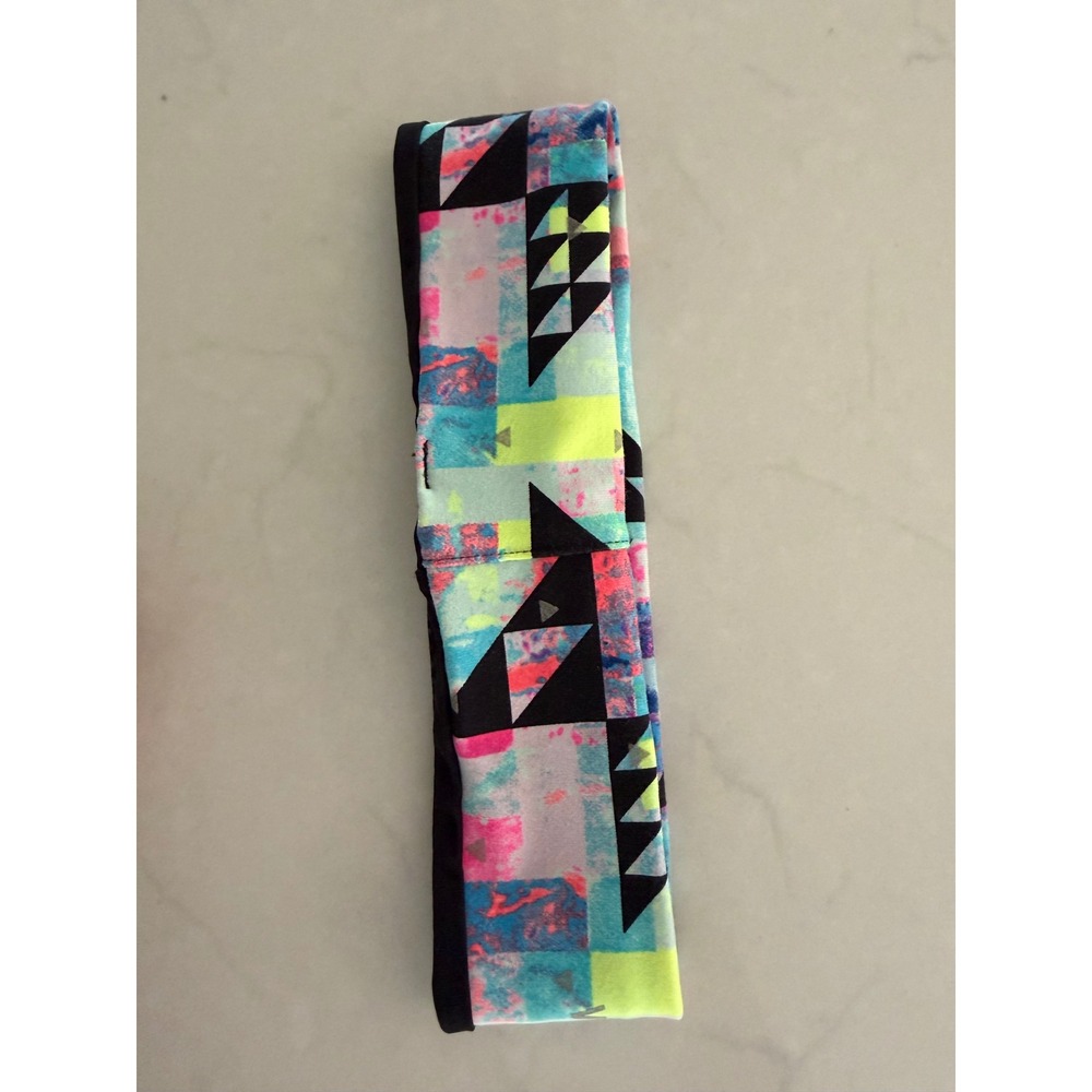 Victoria's Secret VSX Sport Headband Multi-Color Geometric Silicone Grip OS